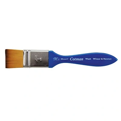 Afbeelding van Winsor &amp; Newton 5309125 Cotman aquarel penseel van syntetisch haar Waspenseel met uitstekende veerkracht, verfafgifte en uiterste nauwkeurigheid 25 mm,
