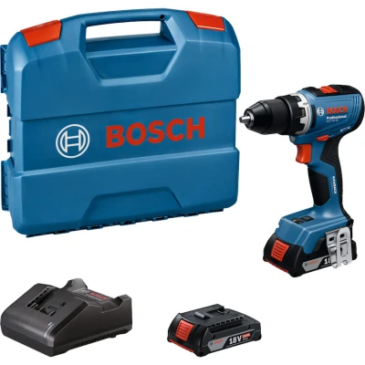 Afbeelding van Bosch Blauw GSR 18V 65 Accu Schroefboormachine Incl. accu&quot;;s en lader 06019N3000