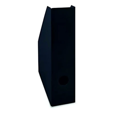 Afbeelding van Landré Tijdschriftencassette A4, van stevig karton 7 cm breed, zwart, 60 stuks