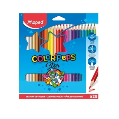 Afbeelding van Kleurpotlood Maped color\peps 24 potloden