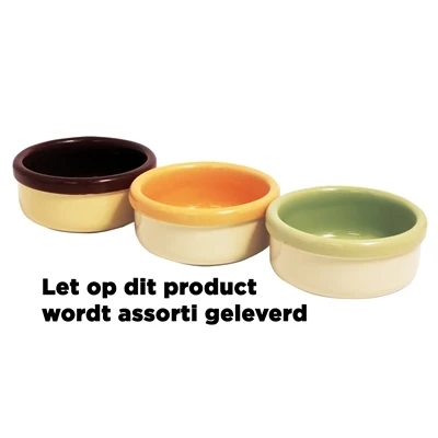 Afbeelding van Rosewood Options Voerbak Hamster Twee Kleur Assorti 9 CM