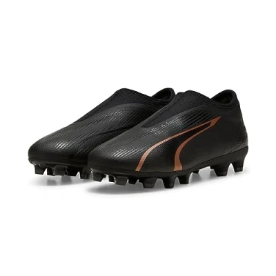 Afbeelding van Puma Ultra Match FG/AG Jr. voetbalschoenen wit/koper
