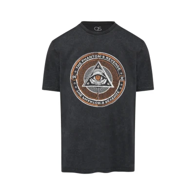 Afbeelding van QS Halloween Tshirt print, Heren, Maat: Large, Schwarz
