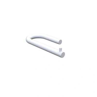 Afbeelding van Waterevolution Flow Toiletrolhouder U vorm zonder klep mat wit A130BBR