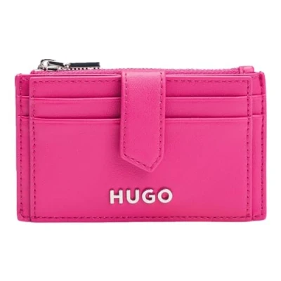 Afbeelding van HUGO MEL CARD Holder ZIP Portemonnee, Dames, Maat: One Size, Bright pink