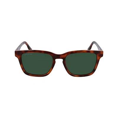 Afbeelding van LACOSTE Heren L987S zonnebril, schildpad, één maat, One Size