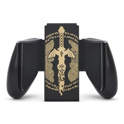 Afbeelding van PowerA Joy Con Controller comfort grip Voor Nintendo Switch Accessoire Decayed Master Sword