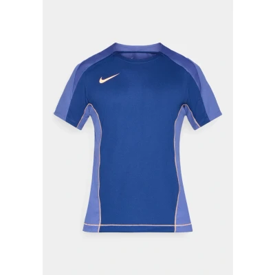 Afbeelding van Nike Performance TOP Sport Tshirt, Heren, Maat: Large, Blue void/dark purple dust/orange pulse