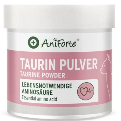 Afbeelding van AniForte Taurine voor katten, 100 g, het gezond houden van netvlies, immuunsysteem en stofwisseling, behoud hartfunctie cardiovasculaire systeem