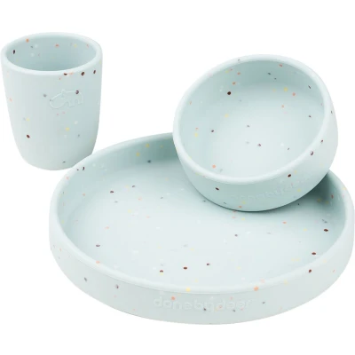 Afbeelding van Done by deer kinderservies confetti blue