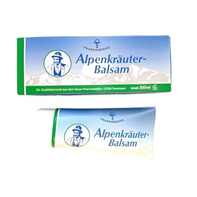 Afbeelding van Pharmamedico Alpenkruidenbalsem 200ml PE buis (1)
