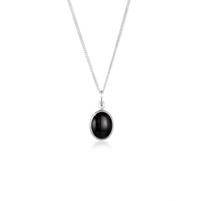 Afbeelding van Elli Edelstein ONYX Ketting, Dames, Maat: 45, Schwarz