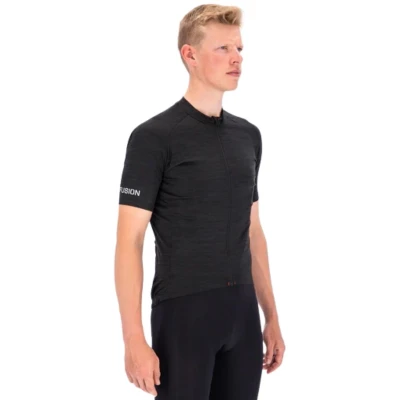 Afbeelding van Fusion C3 Fietsshirt Korte Mouwen Unisex Zwart / S