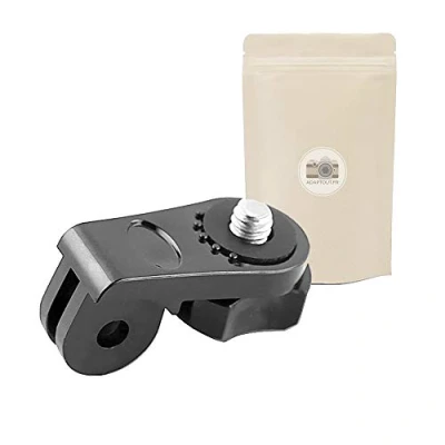 Afbeelding van Adaptout AGD Statief Adapter voor Gopro met schroef 1/4 inch bevestiging Go Pro Hero 7/6/5/4/3+/3/2/1 op monopod ministatief accessoires Frans merk