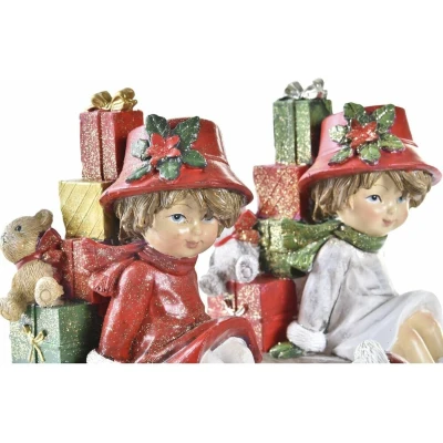 Afbeelding van Kerstversiering DKD Home Decor Hars (14,5 x 7 12,5 cm) (2 Stuks)