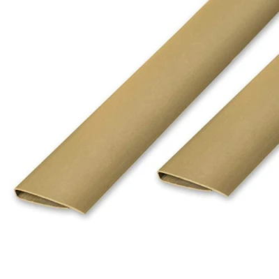 Afbeelding van PVC eindprofielen, Dekkende profielen, Privacy beschermingsraster, kleur:bamboe, grootte:1000 cm (10 x 100 cm), artikelen:Sluitstrip