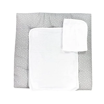 Afbeelding van TupTam Baby Aankleedkussen incl. 2 Badstof Hoezen MAR02579, Sternbild Weiß/Grau, 70 x cm
