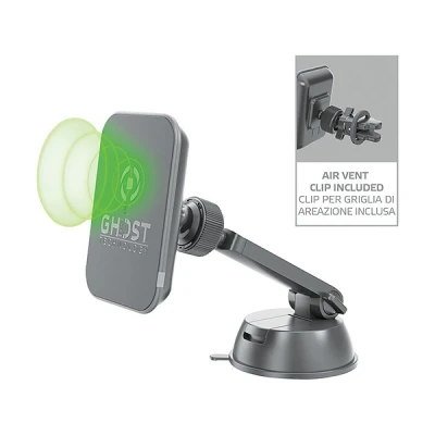 Afbeelding van Celly Magnetische Houder Ghost + Draadloze Lader