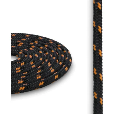 Afbeelding van Touw op rol 5mm 300 meter Zwart/oranje