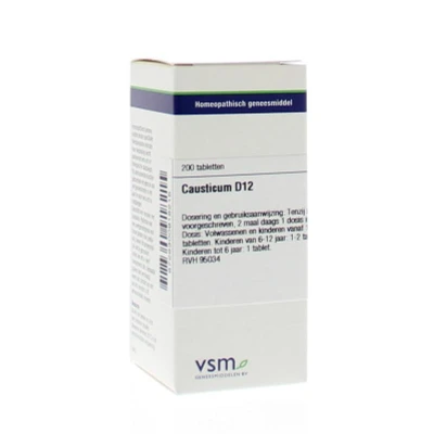 Afbeelding van Vsm Causticum D12, 200 tabletten