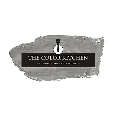 Afbeelding van Livingwalls The Color Kitchen Universele muurverf, verf voor woonruimtes en werkkamer, matte binnenverf in grijs, 5 l dekkende verf, TCK1010