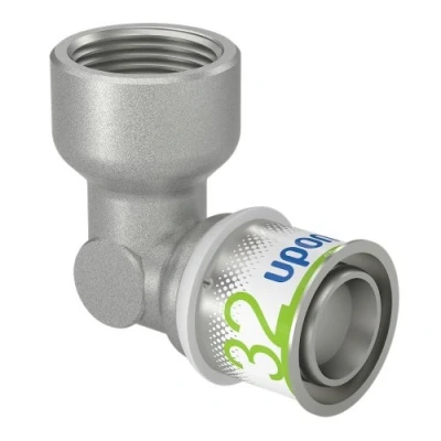 Afbeelding van Uponor S Press Plus perskoppeling knie 32 x 1 pers binnendraad