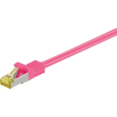 Afbeelding van Netwerkkabel Cat7 S/FTP 3 meter (100% koper, LSZH, Roze)
