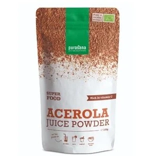 Afbeelding van Purasana Acerola Juice Powder 100GR