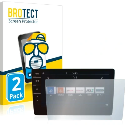 Afbeelding van BROTECT Screenprotector voor Volkswagen T Cross 2019 Discover Pro 9.2&quot; Folie Beschermfolie matte (2 Stuks)