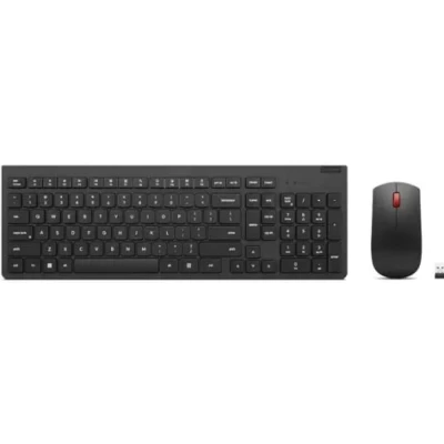 Afbeelding van Lenovo 4X31N50746 toetsenbord Inclusief muis RF Draadloos QWERTY Amerikaans Engels Zwart