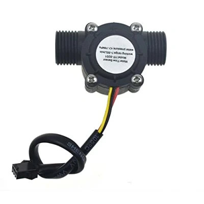 Afbeelding van RELAND SUN G1/2 &quot;Waterstroom Hall Sensor Schakelaar 1 30L/min 1.75MPa Flow Meter Debietmeter Teller Waterstroomsensor (YF S201 zwart)