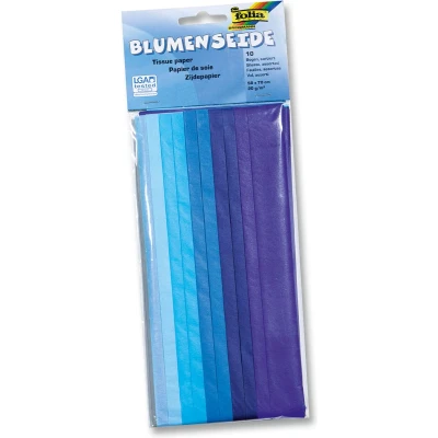 Afbeelding van Silk Paper, Mix Blue