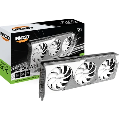Afbeelding van INNO3D GeForce RTX 5070 Ti X3 OC White 16GB