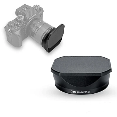 Afbeelding van (58 mm) JJC lenskap voor Fujifilm XF 23 mm F1.4 R LM WR &amp; 33 lens met schuifontwerp kap vervangt Fuji LH XF23 II/LH 2 bajonetset