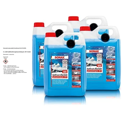 Afbeelding van SONAX 4X 03325000 Antivries &amp; helder zicht gebruiksklaar tot 20C vorstbescherming 5L