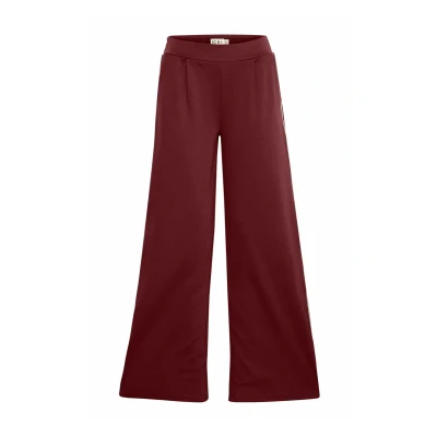 Afbeelding van ICHI KATE PIP WIDE Trainingsbroek, Dames, Maat: Large, Port royale