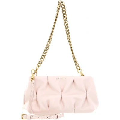 Afbeelding van COCCINELLE Leren Schoudertas Ophelie Goodie Handbag Creamy Pink Roze