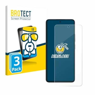 Afbeelding van BROTECT Screenprotector voor realme 14T Folie Beschermfolie Beschermglas transparant (3 Stuks)