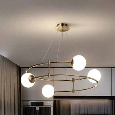 Afbeelding van Maytoni Balance hanglamp, 4 lamps, goud