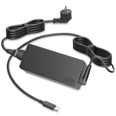 Afbeelding van 65W USB C Laptop Charger for Lenovo Thinkpad X1 Carbon T470 T480 T490 T590 E580 E590 E595 Yoga IdeaPad Chromebook Power Supply Adapter Cord