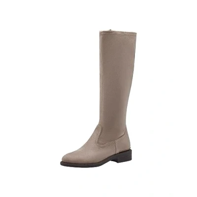 Afbeelding van Tamaris Laarzen, Dames, Maat: 36, Taupe Textiel