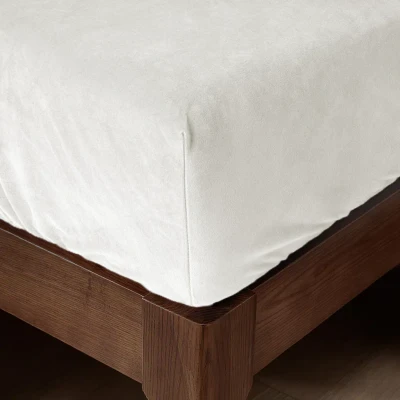 Afbeelding van Hoeslaken Velvet Copy 180x200 cm Keuze Uit Meerdere Kleuren Sleeptime Dekbed Discounter.nl