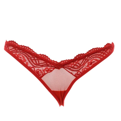 Afbeelding van Verstellbarer Dessous Tanga Mit Spitzendetail 21684 Damen Maat L/XL