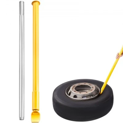 Afbeelding van VEVOR bandenwisselaar 1175 mm gele ijzeren hendel bandenwisselgereedschap bandenlichter handleiding voor auto&#039;s, vrachtwagens, SUV&#039;s, motorfietsen