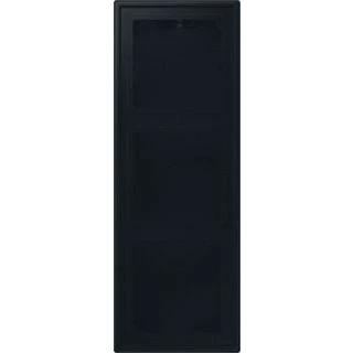 Afbeelding van Jung opbouwbak 3 voudig vert hori afdekraam kanaalinvoering kabelinvoer duroplast halogeenvrij bxh 81x223mm zwart ls583aswm