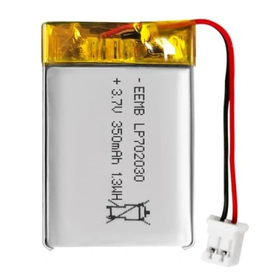 Afbeelding van EEMB lithium polymeerbatterij 3,7 V 350mAh 702030 Lipo oplaadbare batterij met draad JST connector bevestig de polariteit van het apparaat en voor aankoop