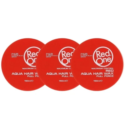 Afbeelding van Red One Full Force Aqua Wax Rood 3 pack 150ml