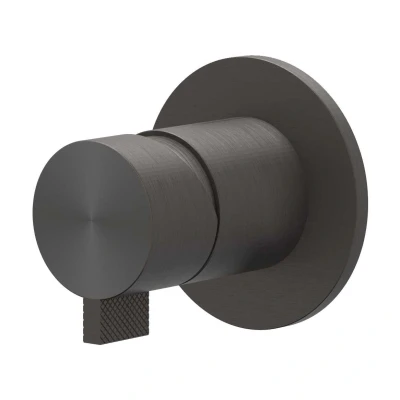 Afbeelding van IVY Tribe inbouwmengkraan RVS 316 Geborsteld carbon Black PVD Tijdloze uitstraling