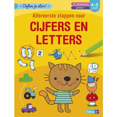 Afbeelding van Deltas Oefen je slim! Allereerste stappen naar cijfers en letters ( 4 5 j. )