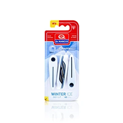 Afbeelding van Dr. Marcus Easy Clip Winter Ice luchtverfrisser met neutrafresh technologie 4 clips voor sterktes